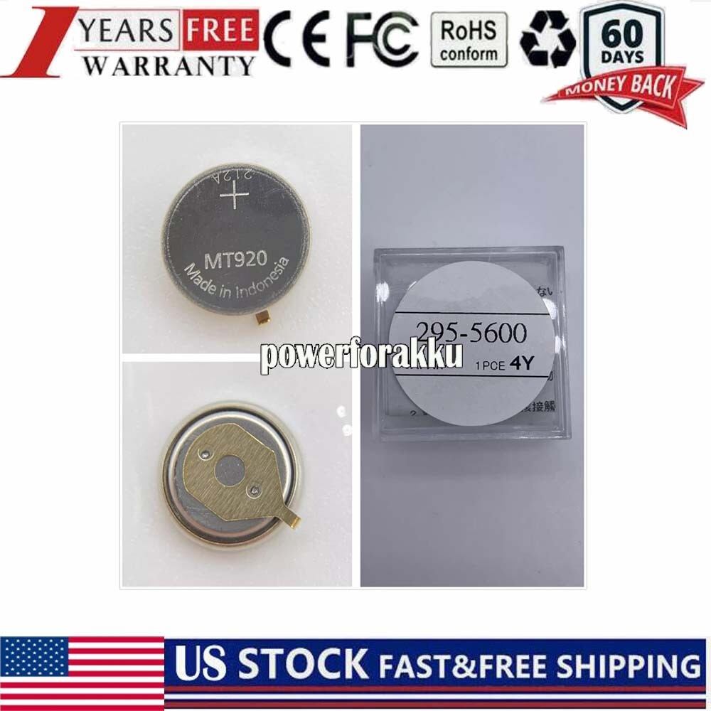 Battery For Citizen Eco-Drive Skyhawk Watch MT920 295-5600 Capacitor Sealed US