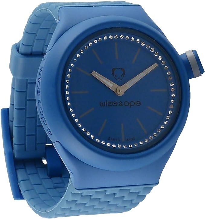 Wize & Ope Unisex Wize Club Analogue Watch SH-CL-6S with Blue Dial
