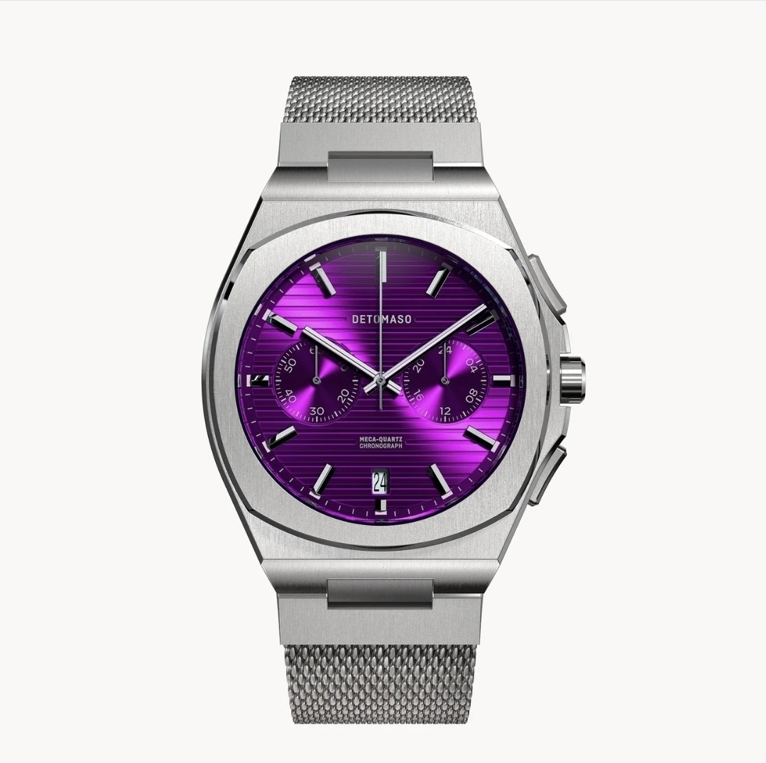 DETOMASO VOLTRE CHRONO PURPLE 42mm