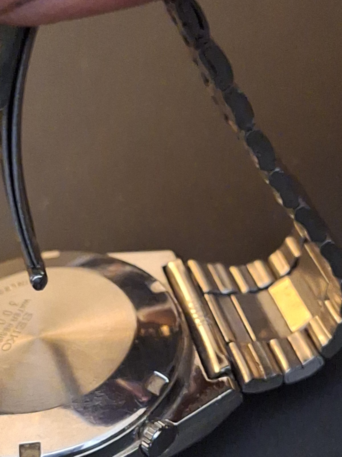 1970s TV Dial Seiko, Clean And Orginal, Arabic/English Day Variant.