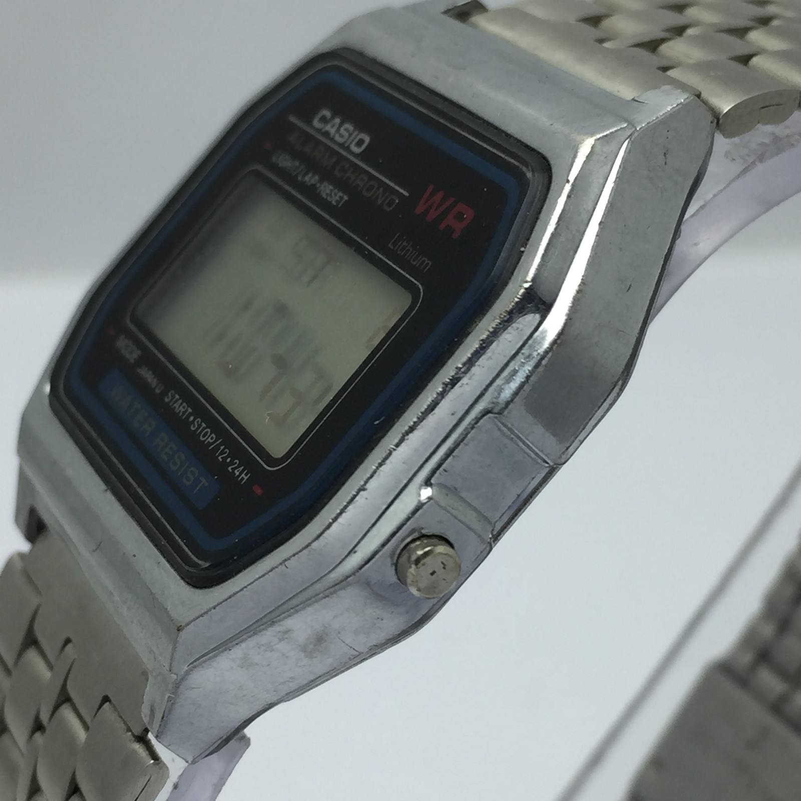 Casio WR Lithium A159W Alarm Chrono Digital 593 Quartz Vintage Watch