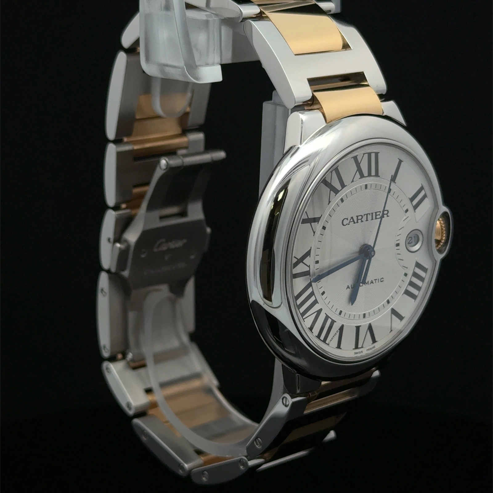 2022 Cartier Ballon Bleu Silver Dial Bracelet Bracelet W2BB0031 Complete