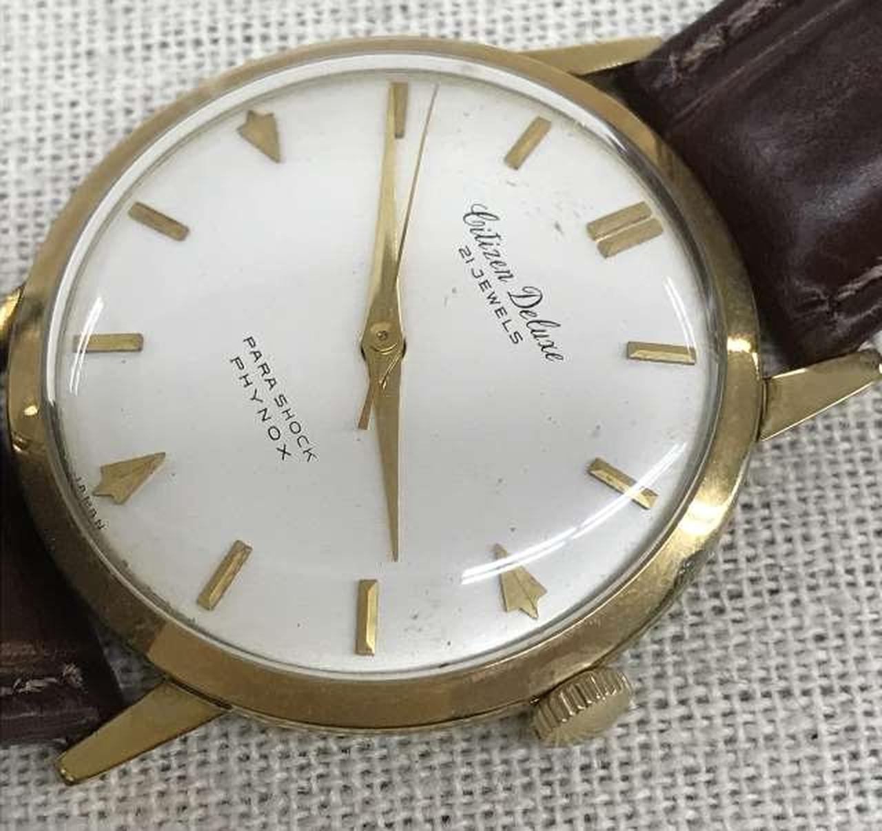 Manual Wind Wristwatch Model Number 1407095 CITIZEN DELUXE