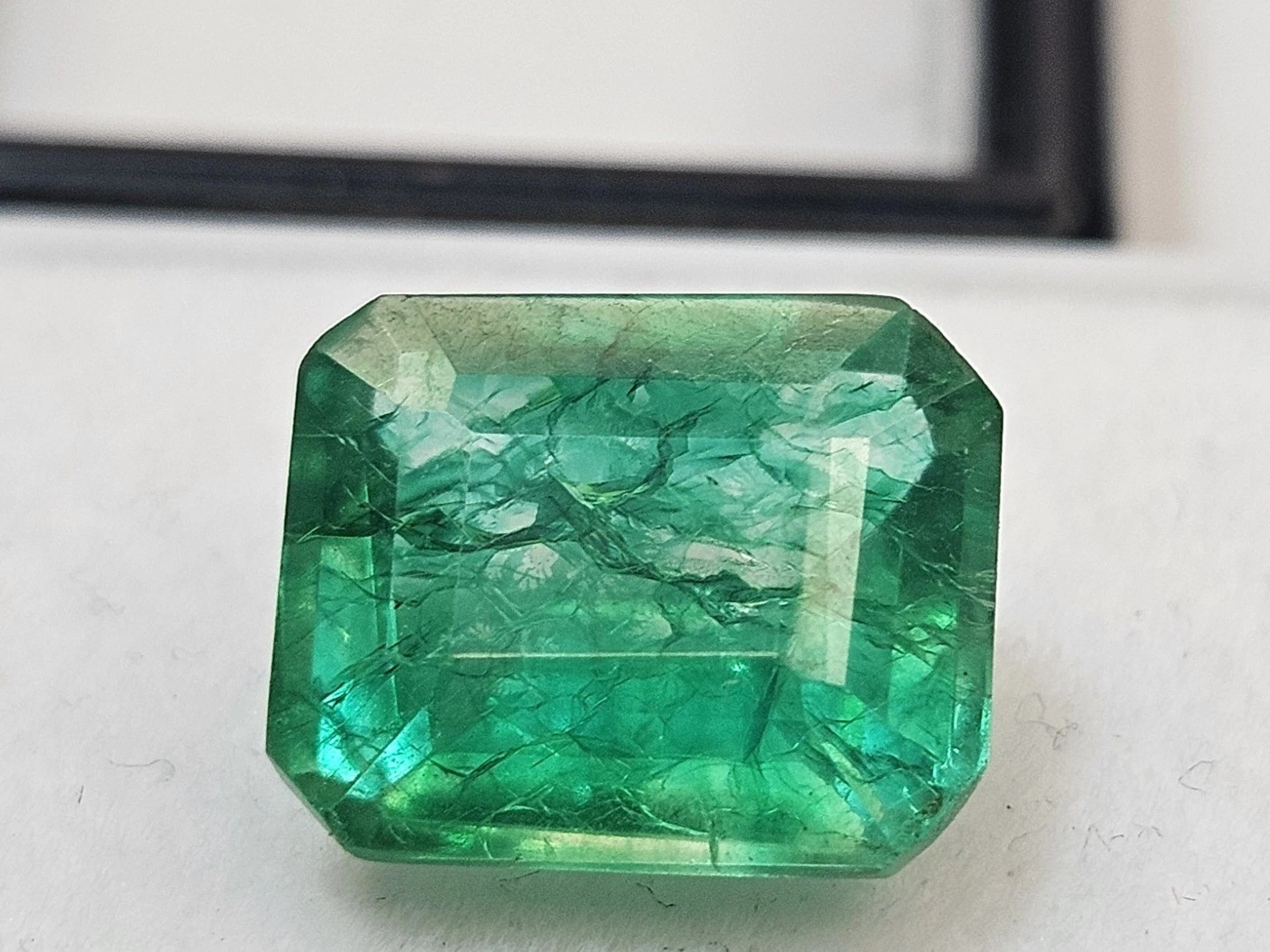 Green Colombian Emerald 4-5 Ct Emerald Cut EGL CERTIFIED Loose Gemstone