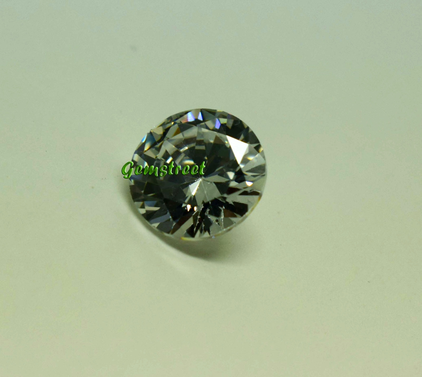 Brilliant 4 Ct Natural White Sapphire Round Cut Certified September Birthstone.