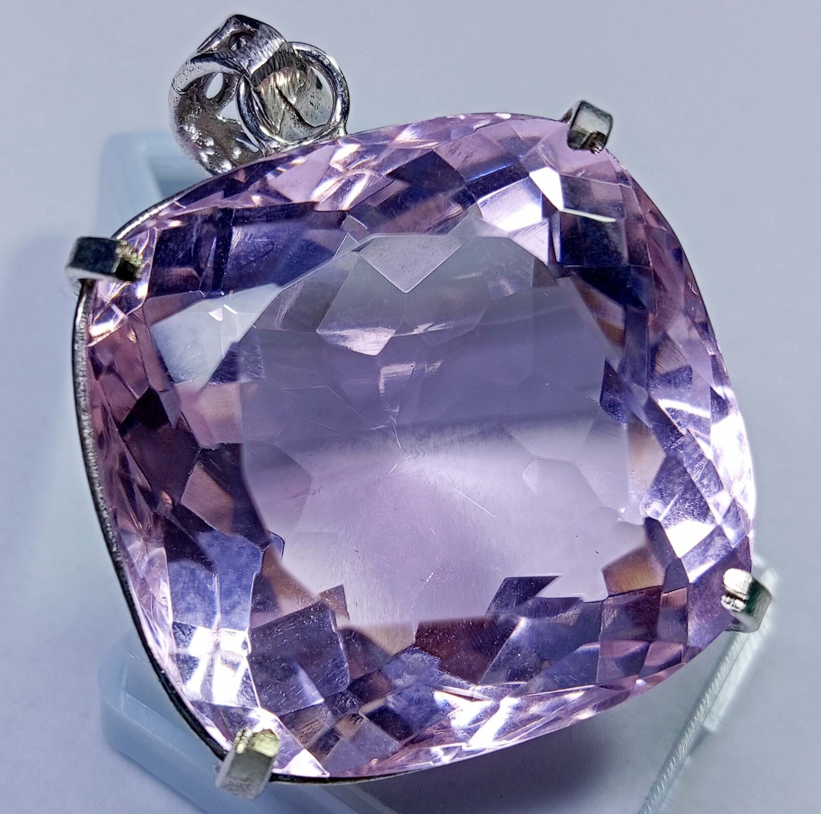 Pendant Pink Topaz Cushion Cut 135.80 Ct Natural Gemstone EGL Certified PD060