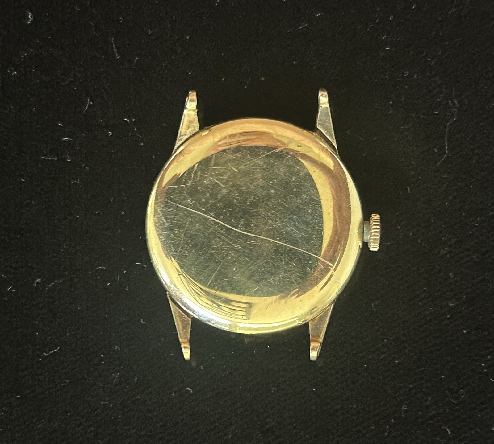 28mm Unisex 14k Yellow Gold Vintage Movado Watch Runs