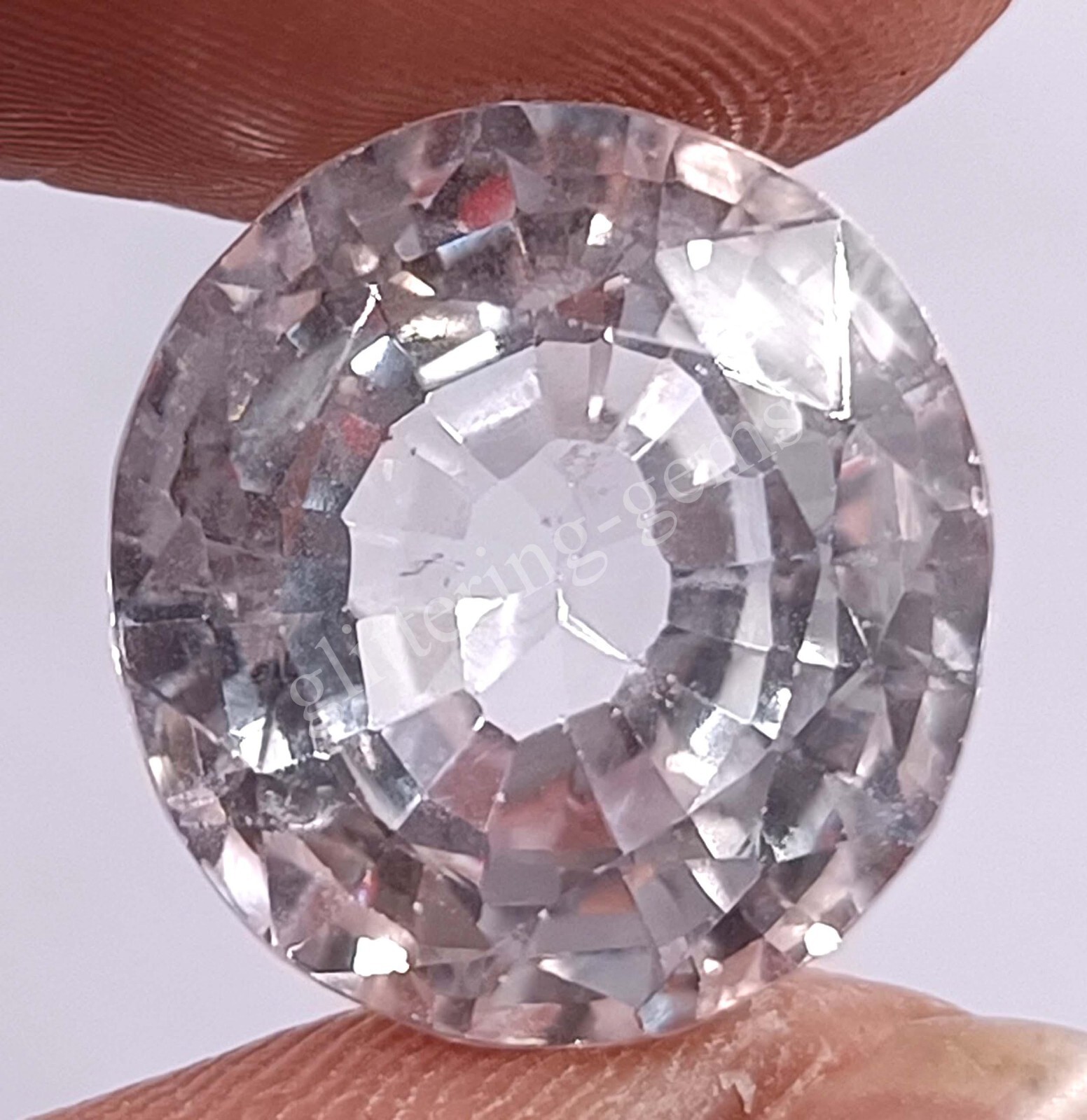 20.45 CT Oval Cut Natural White Sapphire IGL Certified Loose Gemstone 25AJ