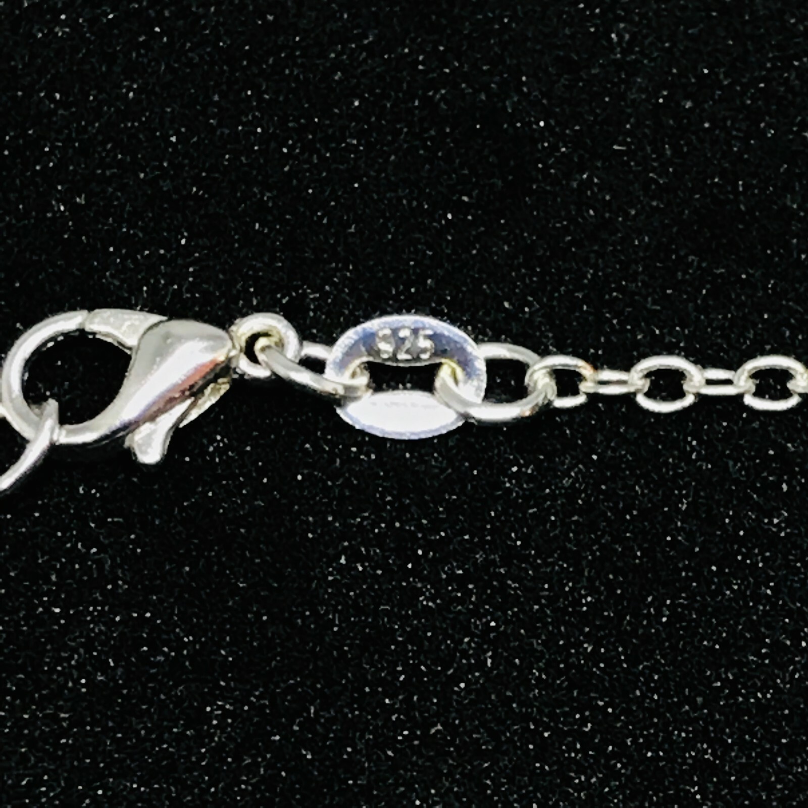 Three triple Crosses Calvary with 925 Silver Plated Rolo Necklace 18″ in Christi