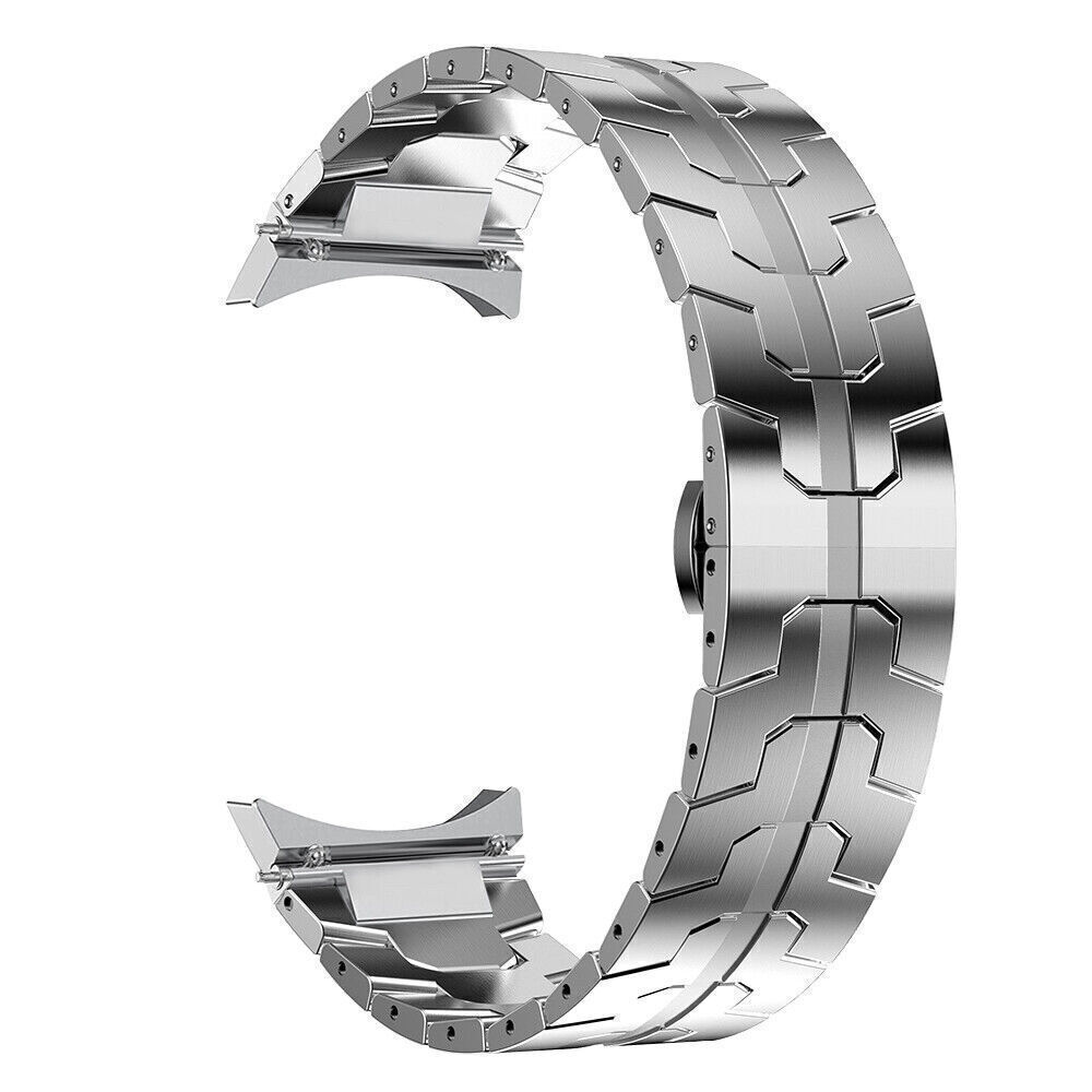 For Samsung Galaxy Watch 6 4 5 Pro 43mm 47mm Classic Stianless Steel Band Strap