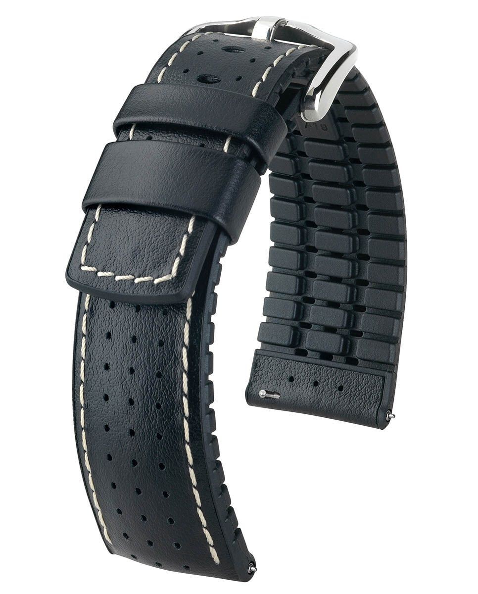 Watch strap deer tiger calfskin rubber 18 mm, 20, 21 mm, 22 mm, 24 mm DE
