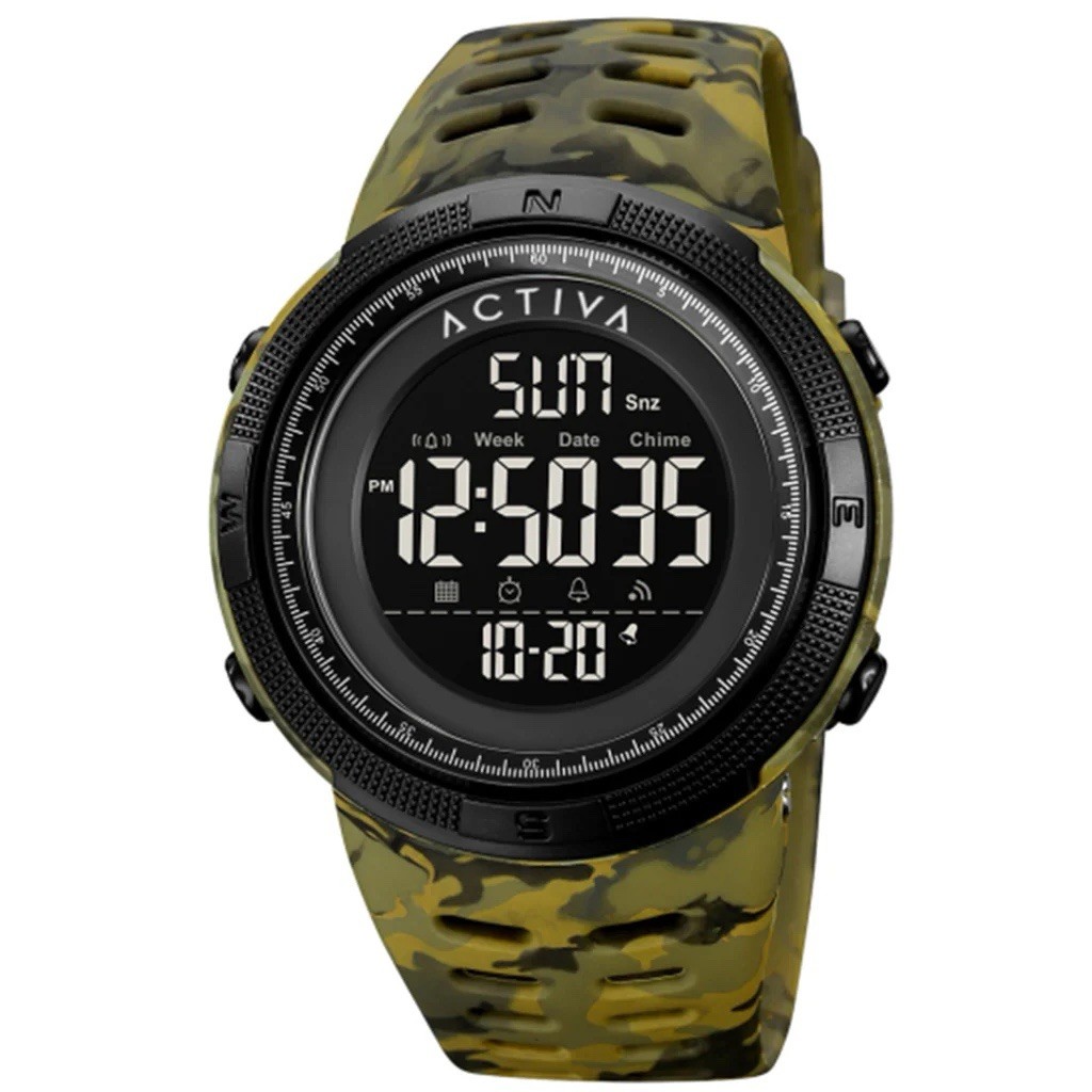 Invicta Activa X Terrian Digital 45mm Camouflage Green ACW8105MC-001 New!!