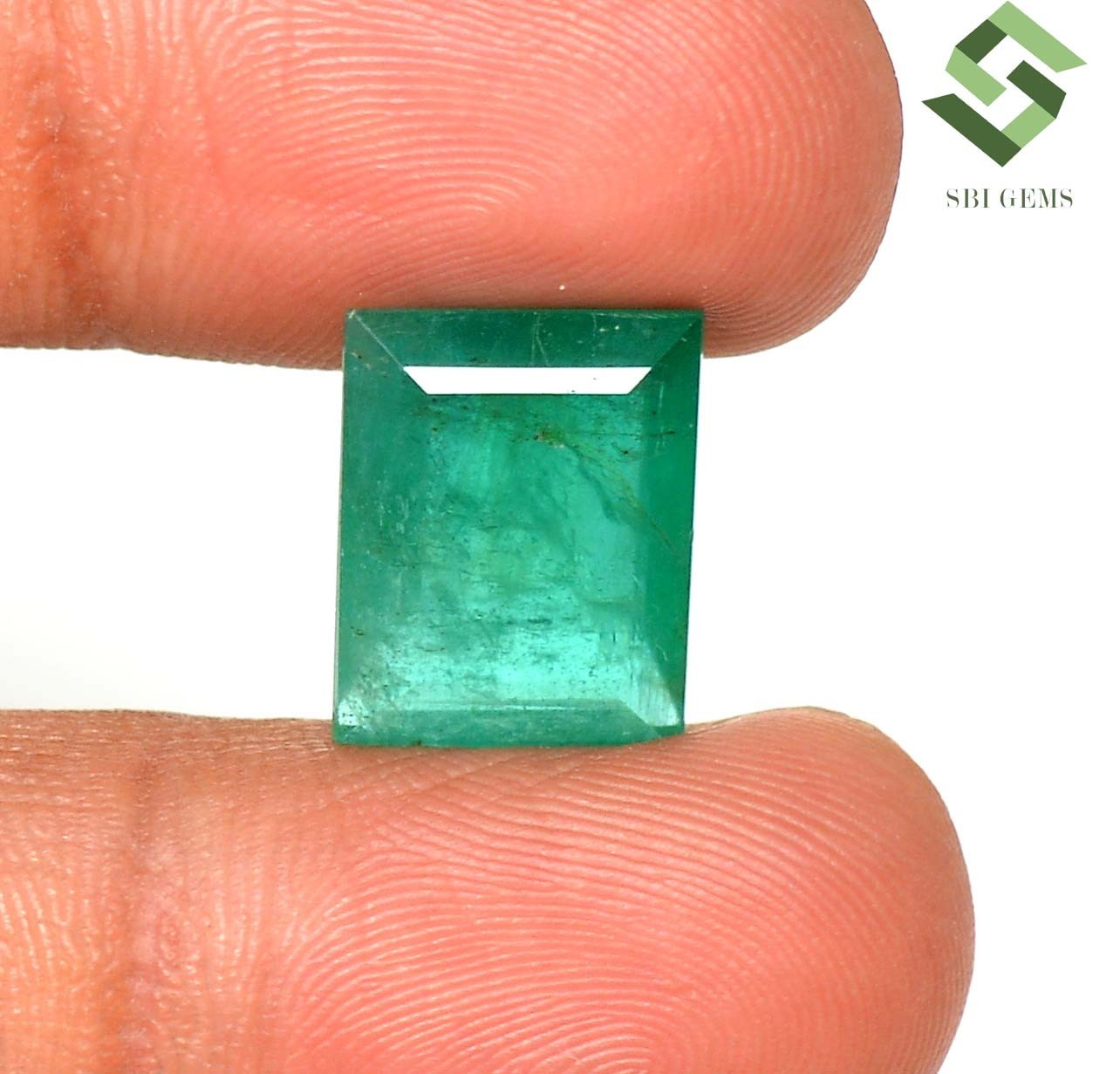 14.80×11.65 mm IGI Certified Natural Emerald Baguette Cut 9.93CTS Loose Gemstone
