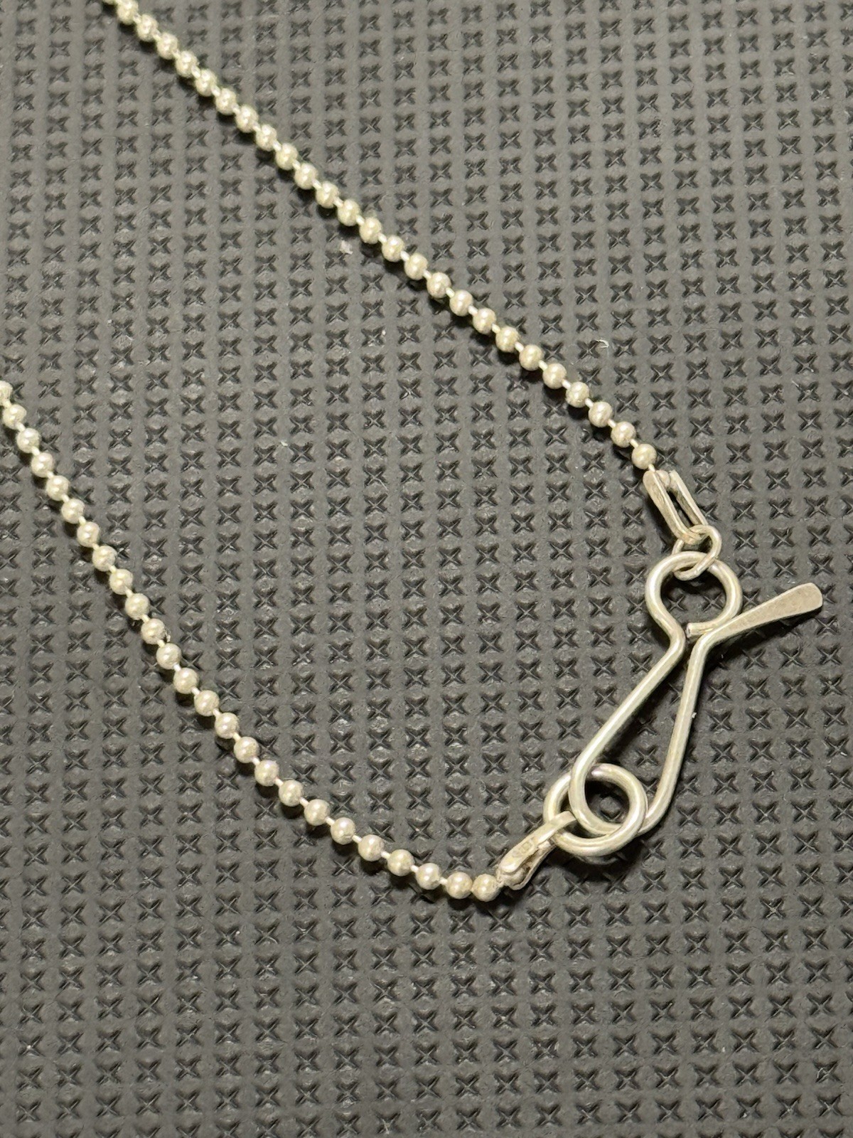 VTG MS Co. Sterling Silver Girl Face Necklace w/ Sterling Silver Chain 6 Grams