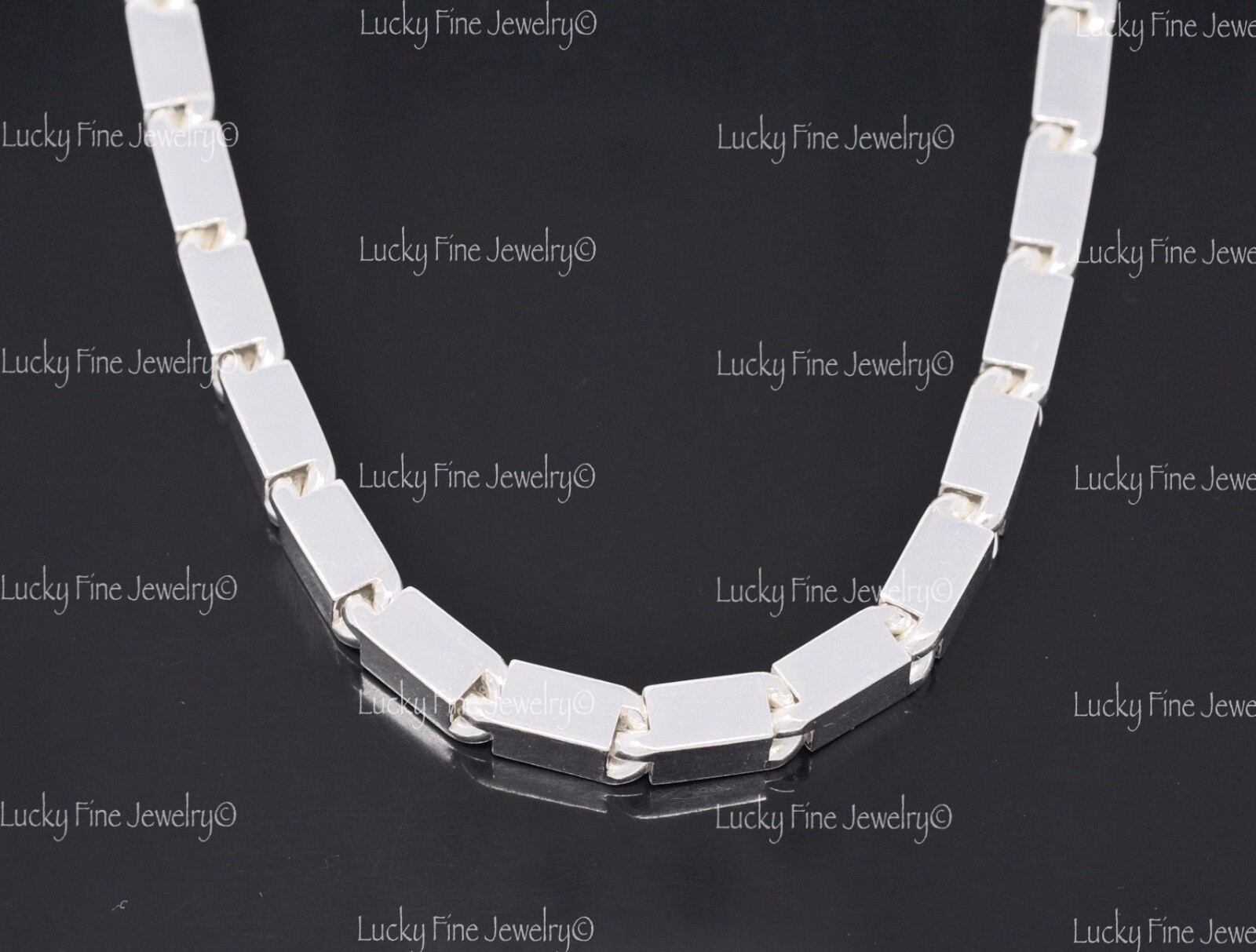 999 FINE silver Handmade Baht Box Chain Necklace Approx 150.00 Grams 24 inch