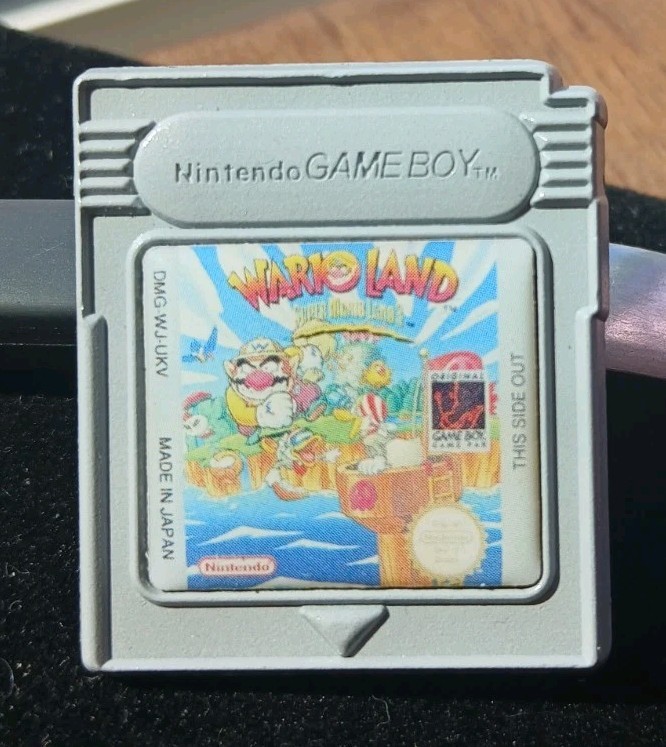 Wario Land Super Mario Land 3 CART Game boy CUSTOM ENAMEL PIN Cartridge 1994 3DS