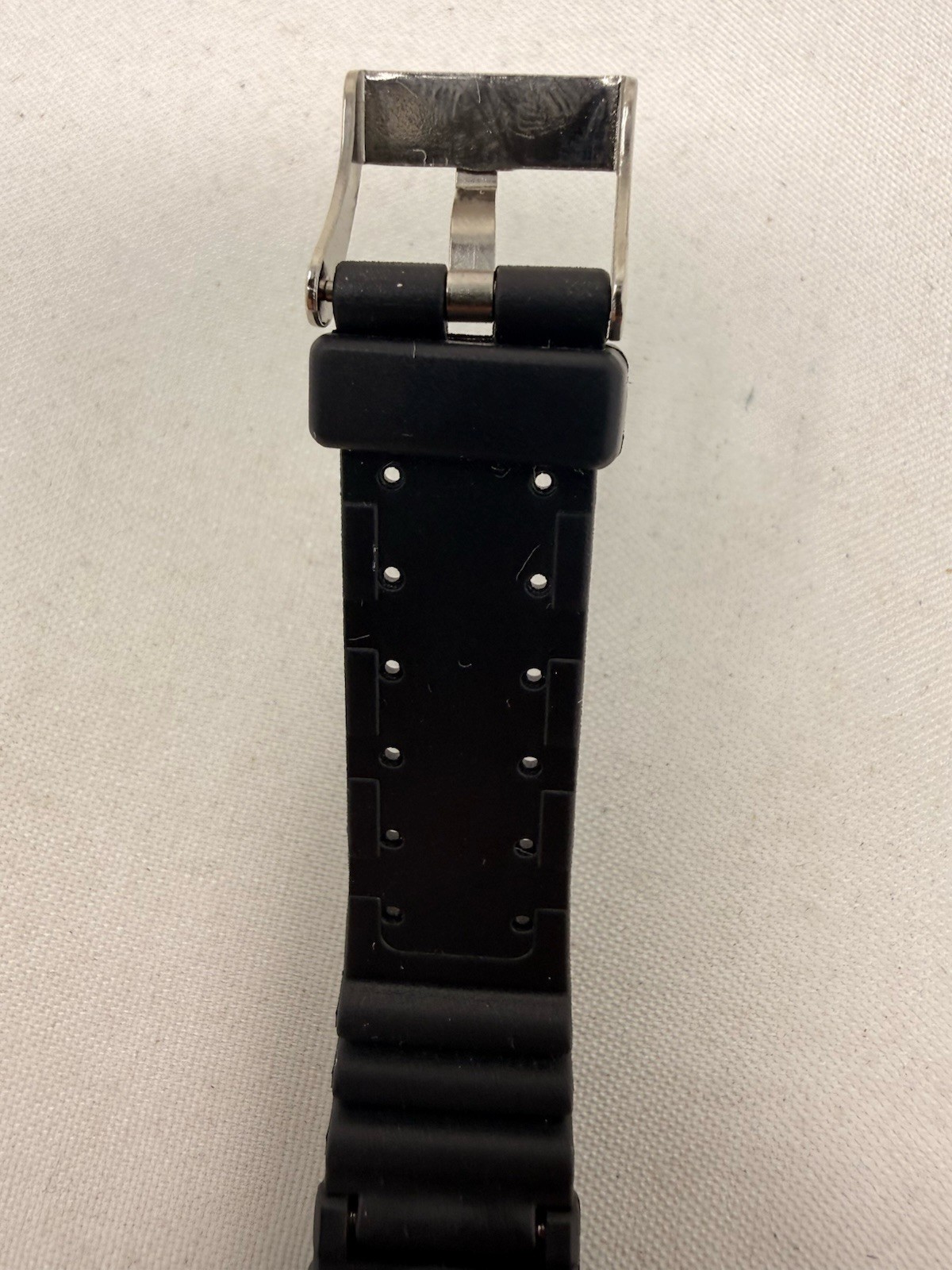 Vtg Success Quartz Digital Sports Watch Black Resin Strap Retro New Battery