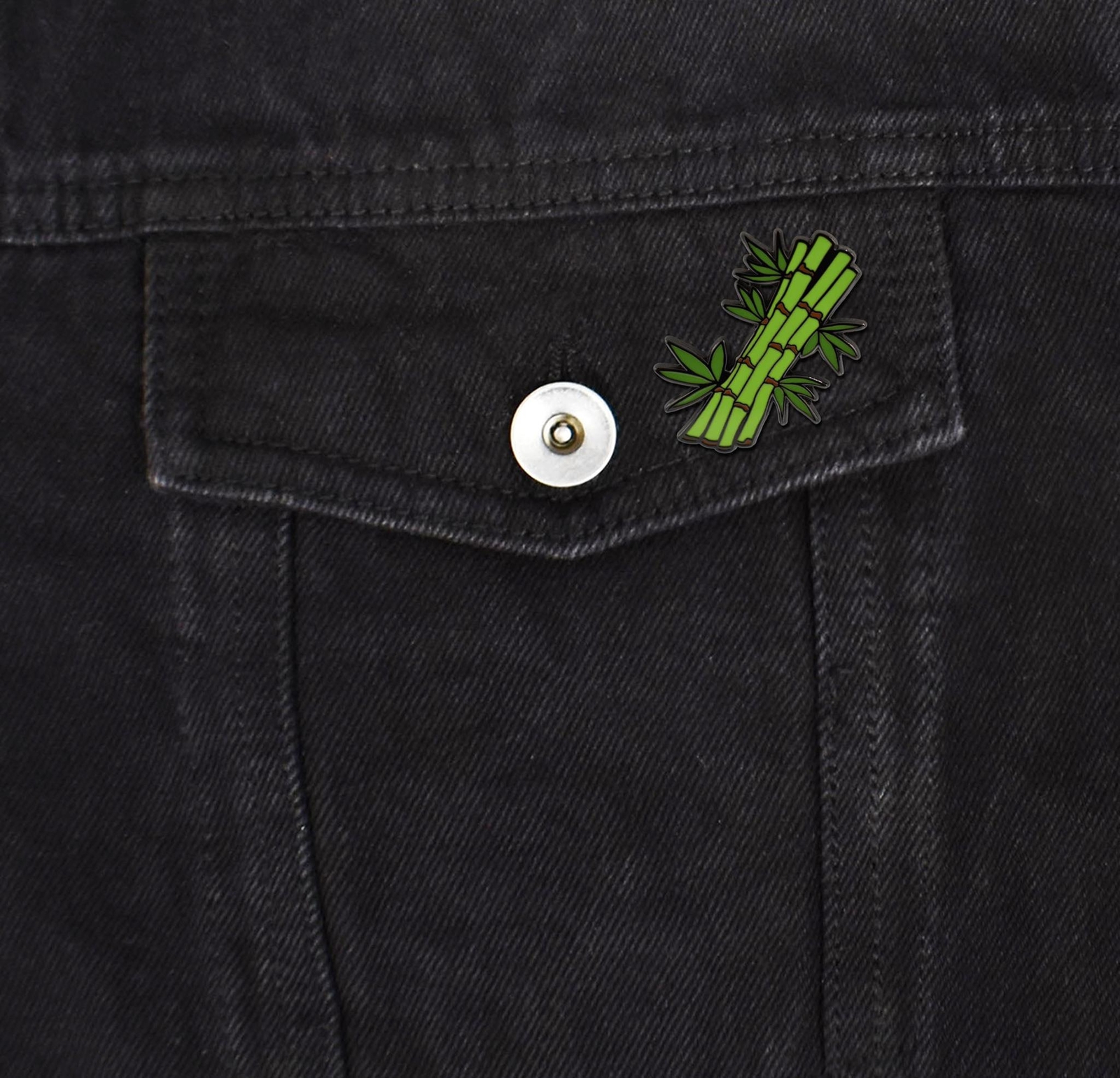 Bamboo Enamel Pin