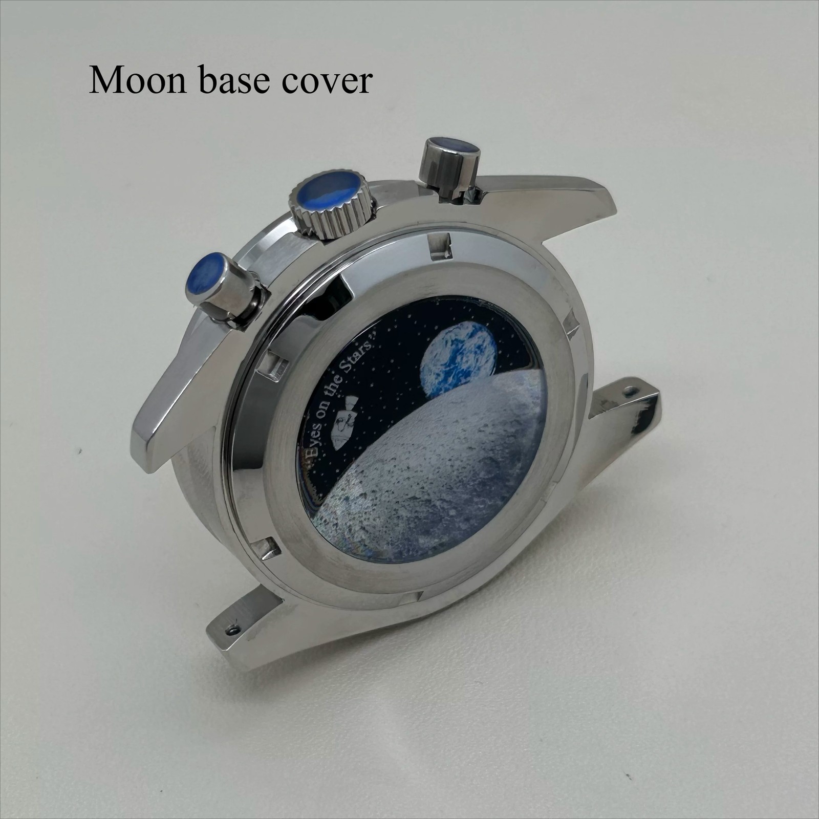 DIY Watch Part Kit for VK63 VK64 Speedmaster 39.7mm Watch Case Steel Strap