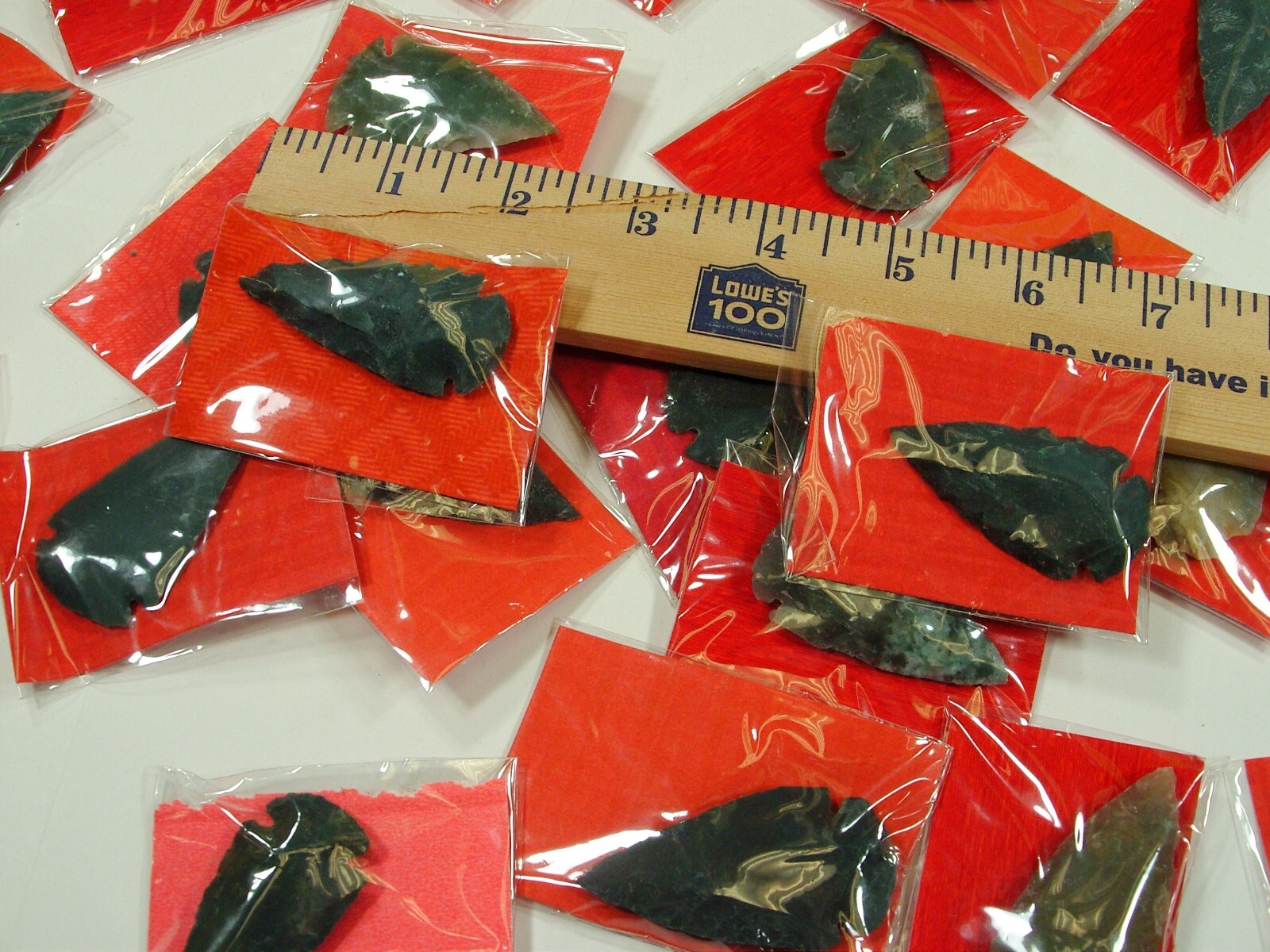 30 Pieces Large 2″ – 2 1/2″ India Handmade Agate Arrowheads Bulk Lot (FC-51) ⭐