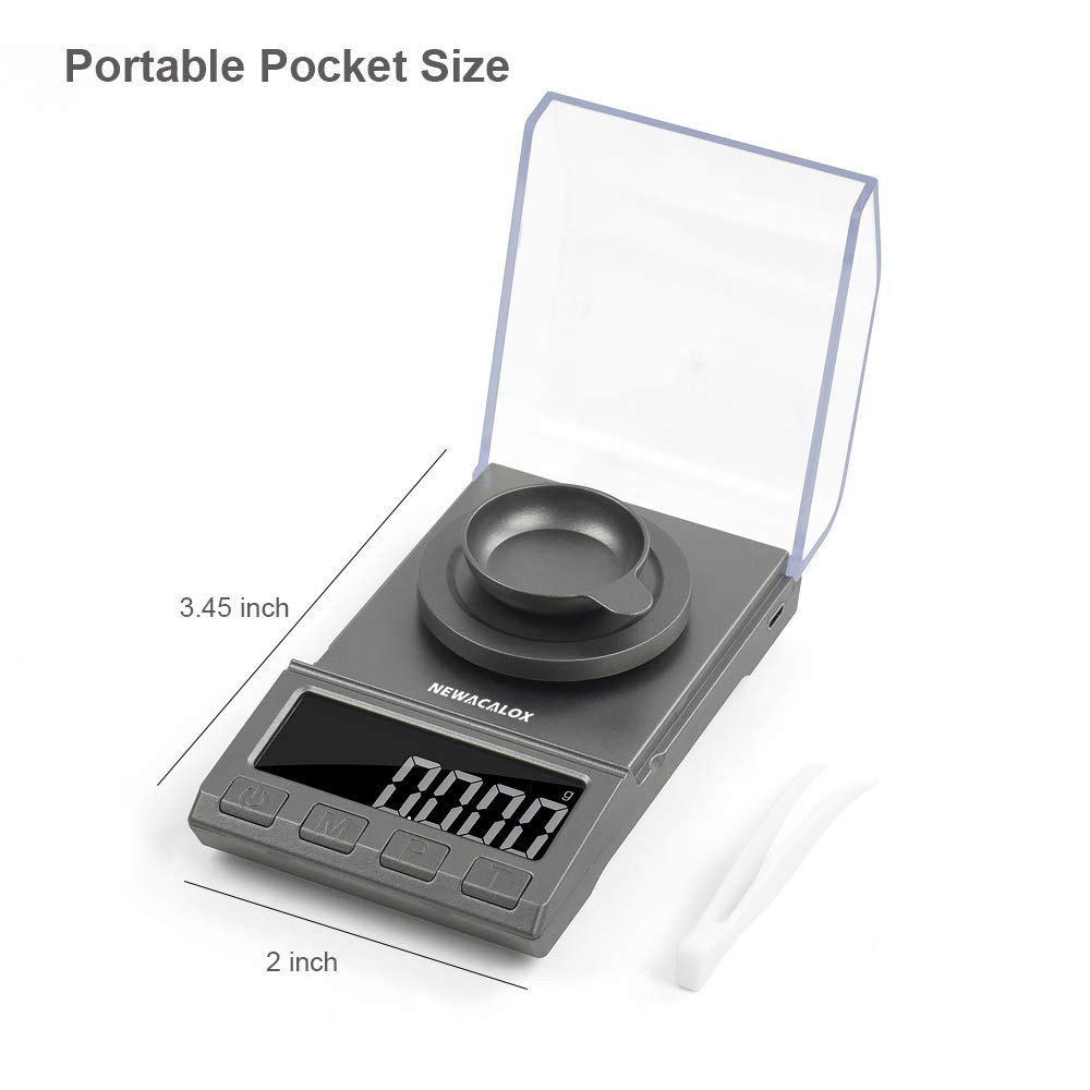 Digital Milligram Scale, 100G X 0.001G Reloading High Precision Jewelry Scale,P