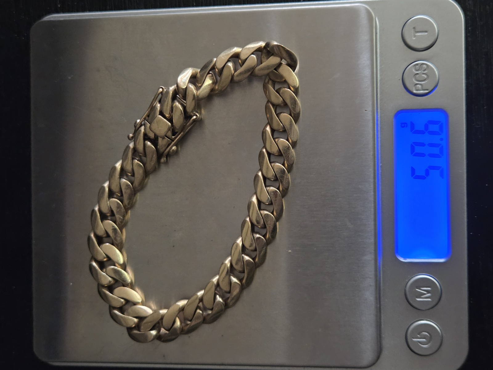 Pulsera Oro 10 kt Solida