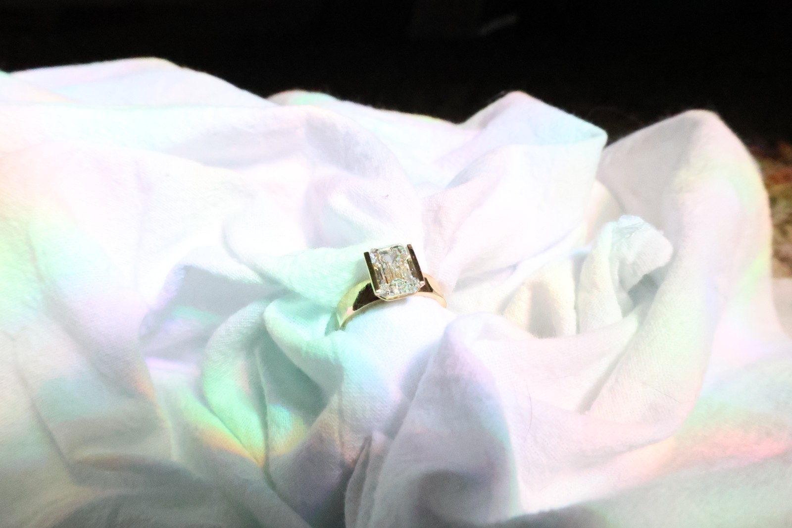 Brand New 3.02 Carat Diamond Ring | 18K Gold Band | Lab Grown Diamond | IGI