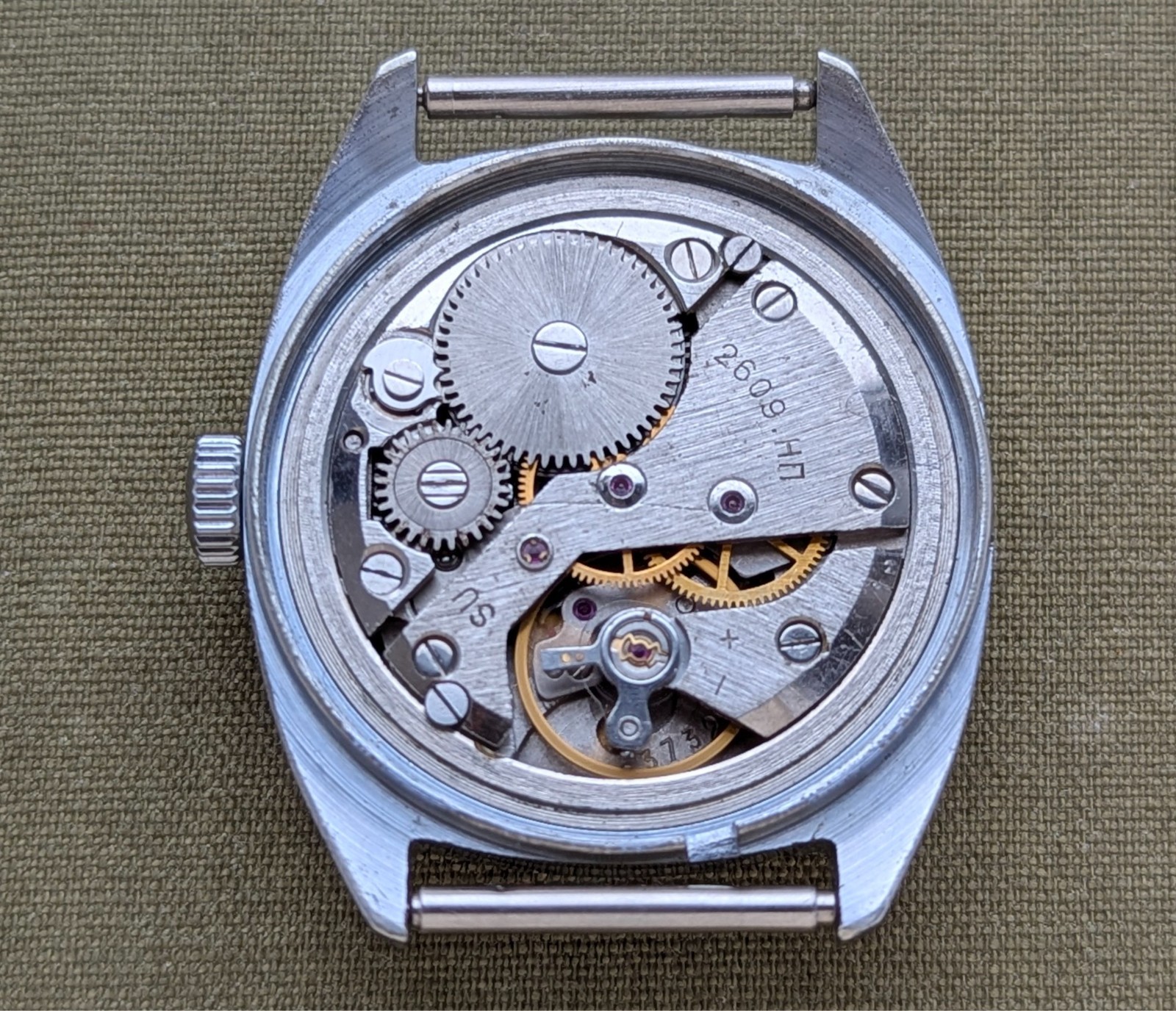 soviet-era Raketa cal.2609.НП by PChZ vintage mens watch ussr made