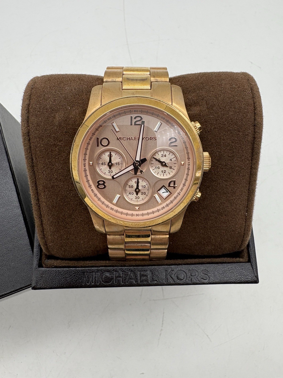 Michael Kors Runway Rose Gold Stainless Steel Women’s Watch MK-5128