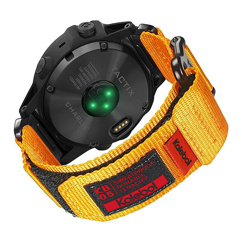 22/26MM Compatible With Garmin Watch Band Super Rugged Nylon Sports Watch Strap