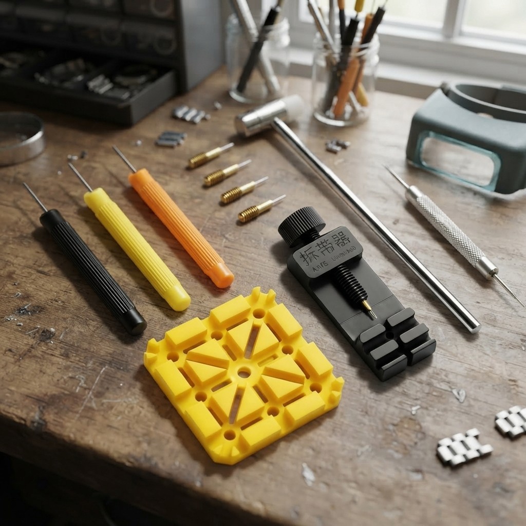 Professional Watch Link Removal Kit & Hammer Tool – Durable & Efficient Solution