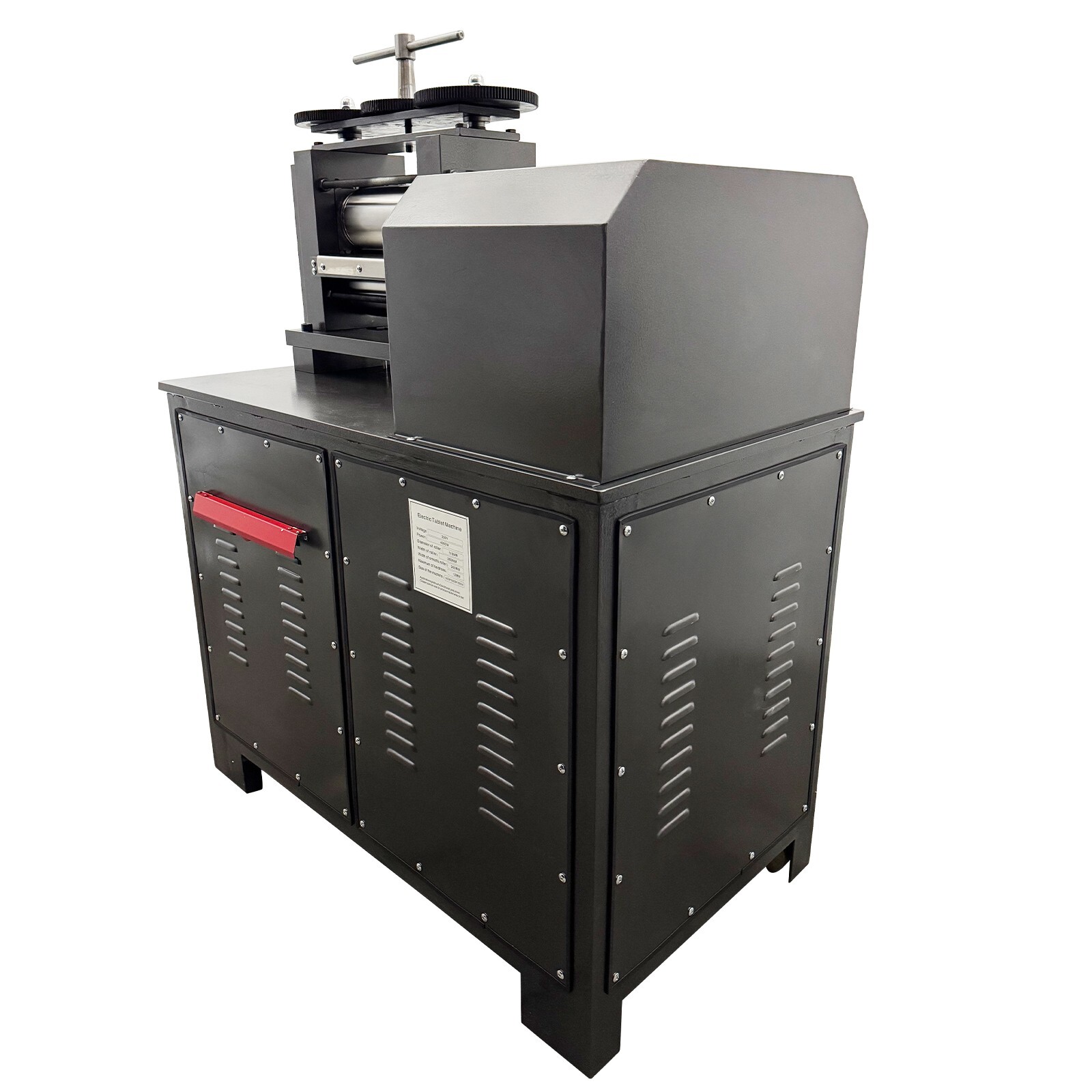220V Single Phase Electric Rolling Mill Metal Jewelry Flake Making Machine 4000W
