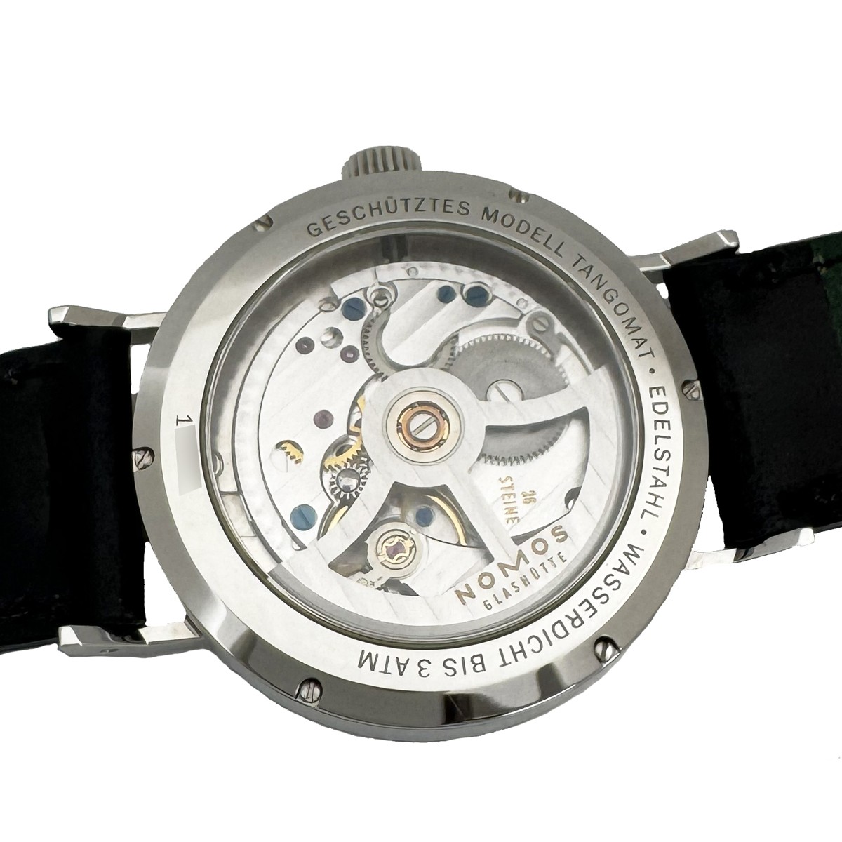 NOMOS Tangomat Ruthenium 603 Automatic 38mm Small Seconds Gold Brown Dial