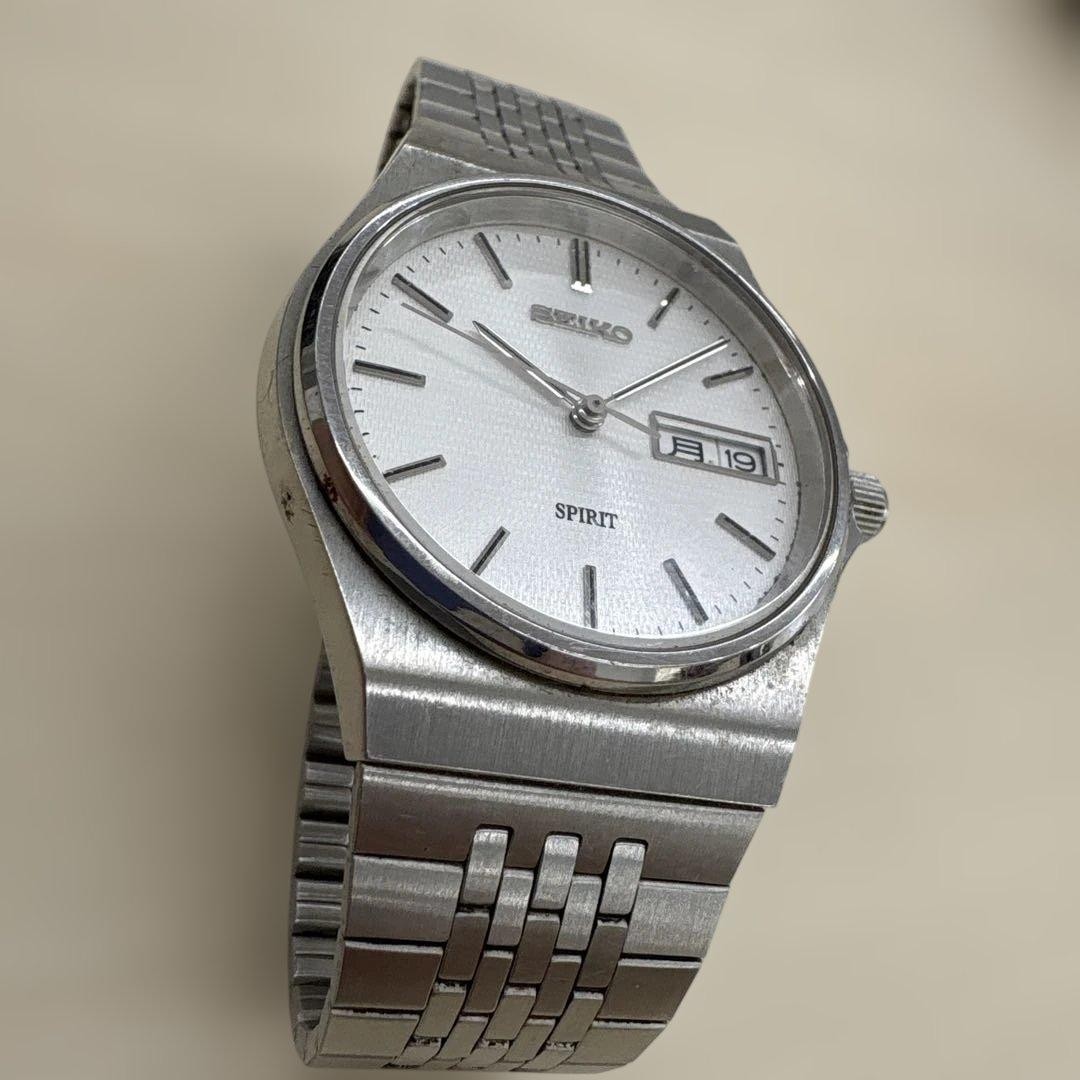 SEIKO SPIRIT 7N48-7A10 Quartz Wristwatch (Wrist size approximately 17cm)