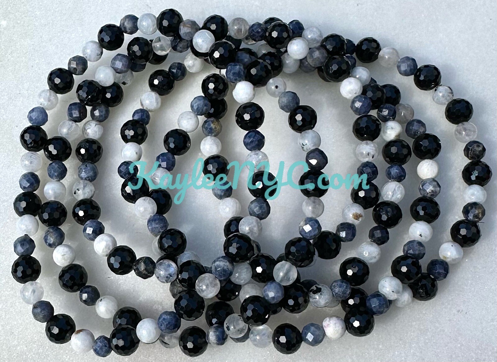 Wholesale Lot 6 Pcs Natural Crystal Virgo Zodiac Stretch Bracelet Healing