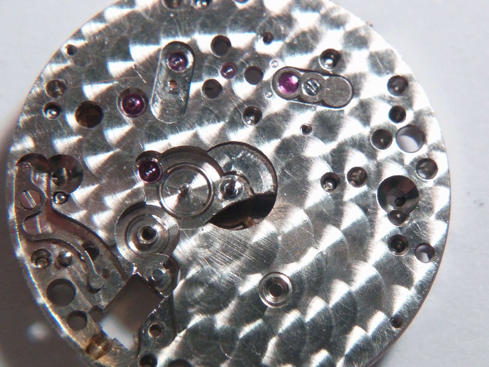Lecoultre 428.2 100 main plate, wheels, bridges, pre-owned for watch repair
