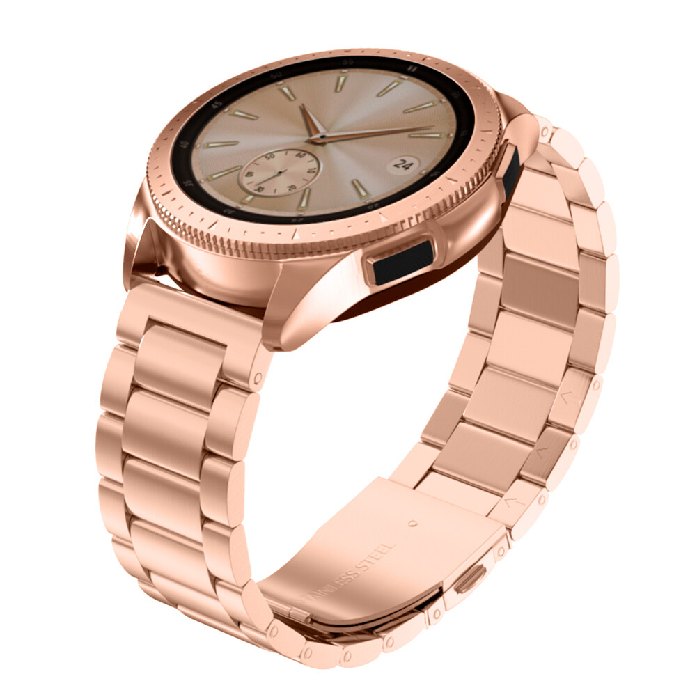 For Samsung Galaxy Watch 42/46mm Gear S3 Stainless Steel Strap Metal Watch Band