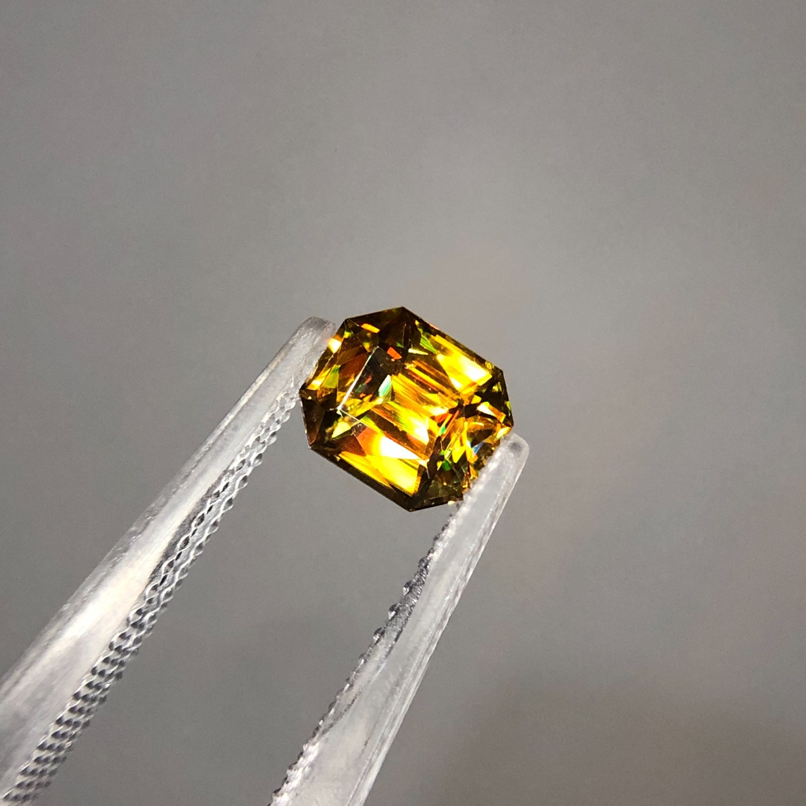 1.20 Carat Natural Full Fire Sphene Titanite | Step Cut | Gemstone For Jewelry