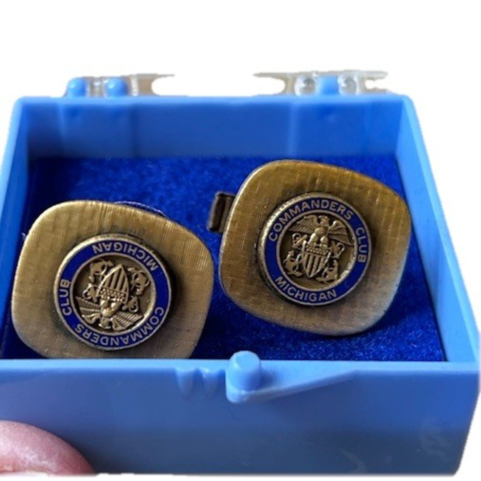 commanders club michigan cufflinks Gold Eagle Men’s Jewelry Special Occasion