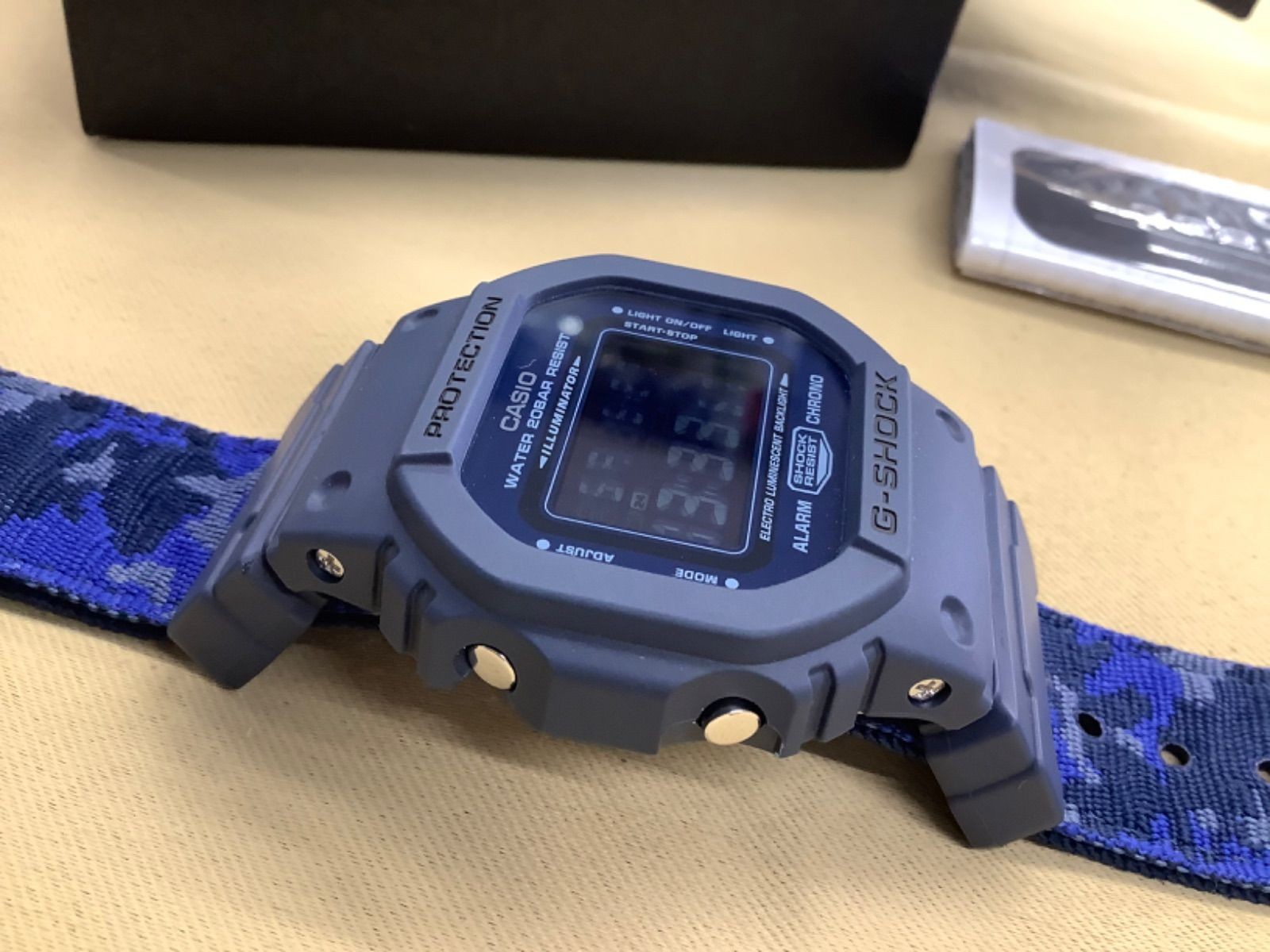 G-SHOCK DW-5600LU-2JF Navy Camouflage