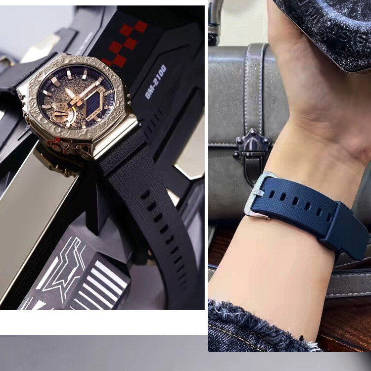 For Casio G-SHOCK GM-2100 GM-S2100 GA2100 Watch Replacement Strap Rubber Band