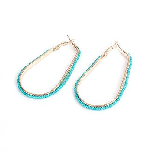 Sexy Sparkles Women’s Beaded tassel earrings Long Fringe Lightweight Drop Earrin