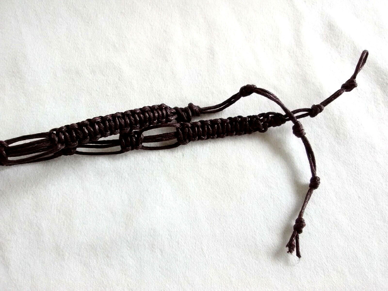 Anklet Natural Macrame Braided Hemp Brown Unisex 9-12″ US Seller New