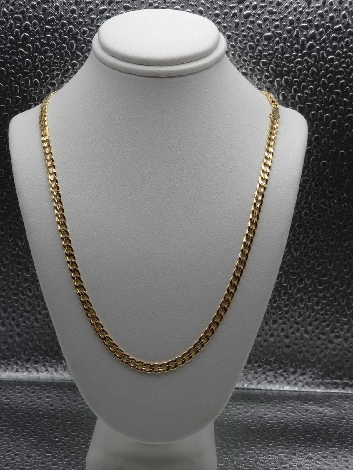 14K Gold Plated over Brass Cuban Chain Hip Hop Necklace