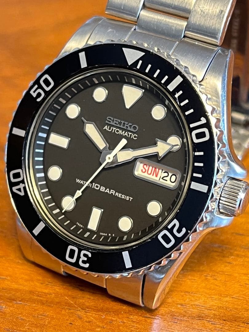 SEIKO 7S26-0040 Automatic Day-Date 10 ATM Men’s Watch
