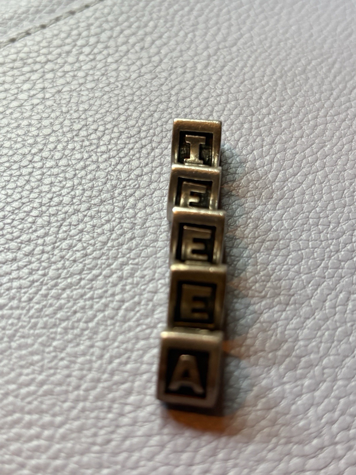 Authentic Pandora Alphabet Letter Charms A E E E I Lot 925 ALE Sterling Silver