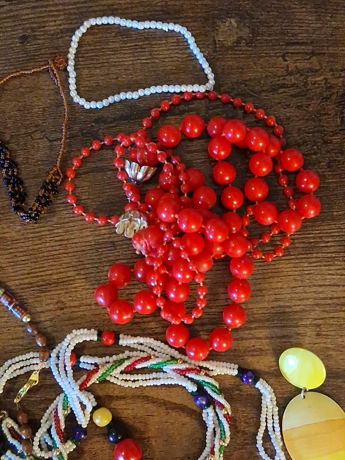 Assortment Costume Jewelry & Other Vintage Items Including 2 Ounces 999 Copper
