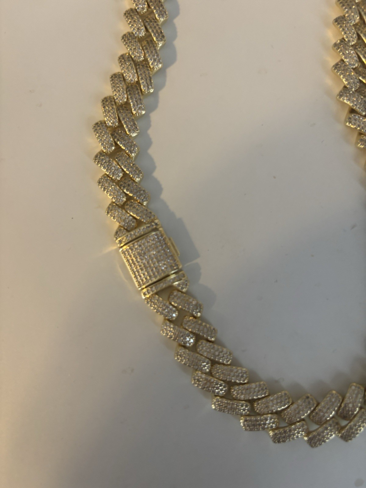 18k gold filled Cuban link chain
