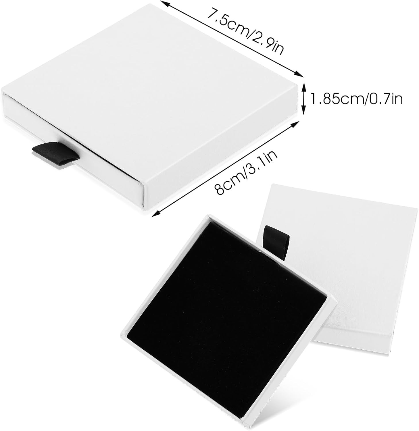 2Pcs Jewelry Gift Box Bracelet Gift Boxes Cardboard Jewelry Box