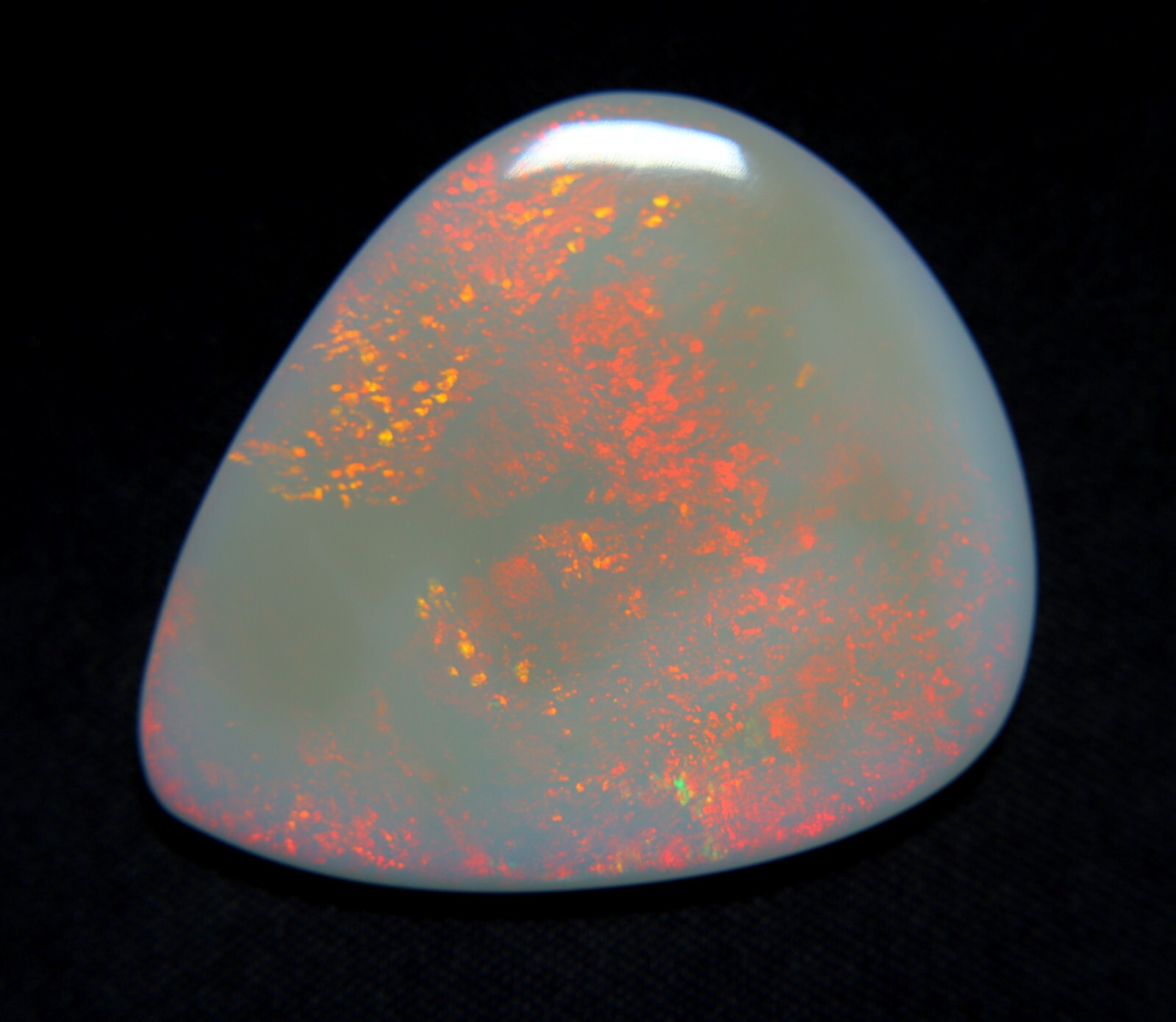 50.00 Carat Natural Australian Opal Smooth Cabochon Loose Gemstone 40X34X5MM